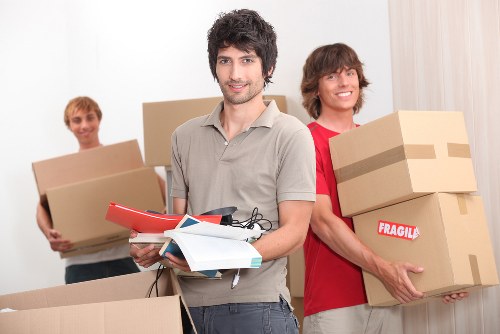 Commercial removals support for desks, boxes, and business equipment