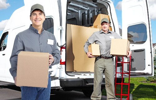 Loading furniture carefully for a Brentford home relocation
