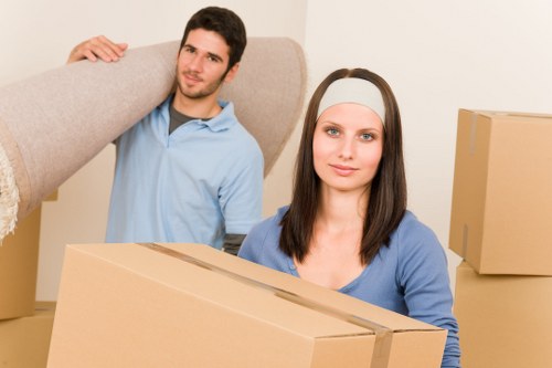 Boxes and furniture measured by van space for pricing